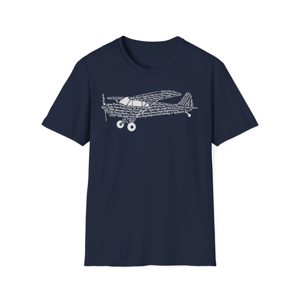 Piper Cub NATO Phonetic Alphabet Premium T-Shirt - Pilot gifts - WWII warbird t-shirt
