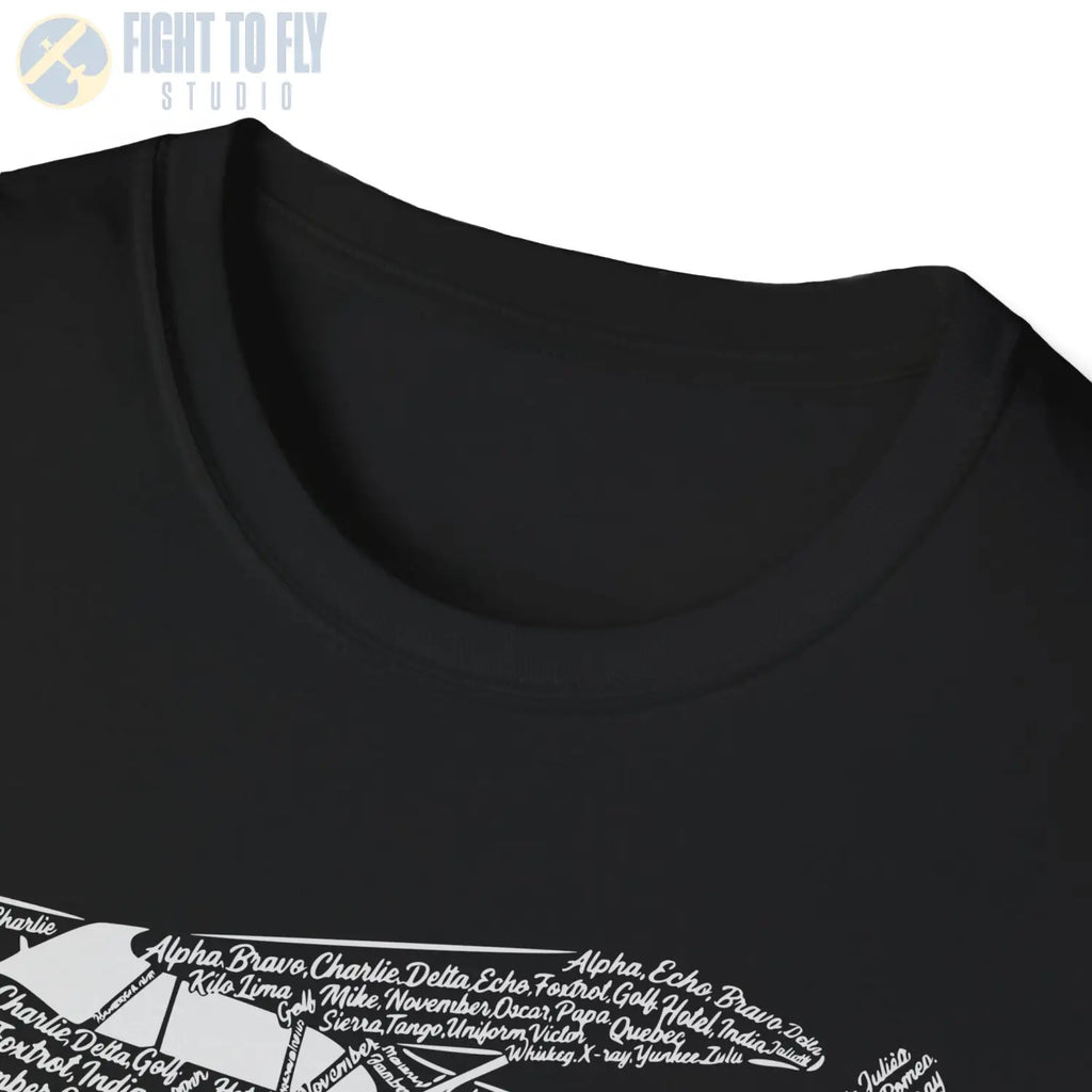Piper Cub NATO Phonetic Alphabet Premium T-Shirt - Pilot gifts - WWII warbird t-shirt
