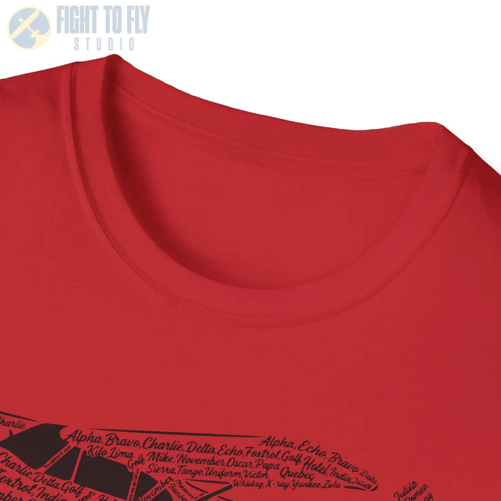 Piper Cub NATO Phonetic Alphabet Premium T-Shirt - Pilot gifts - WWII warbird t-shirt
