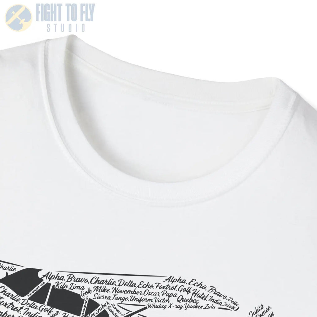 Piper Cub NATO Phonetic Alphabet Premium T-Shirt - Pilot gifts - WWII warbird t-shirt