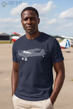 Piper Cub NATO Phonetic Alphabet Premium T-Shirt - Pilot gifts - WWII warbird t-shirt
