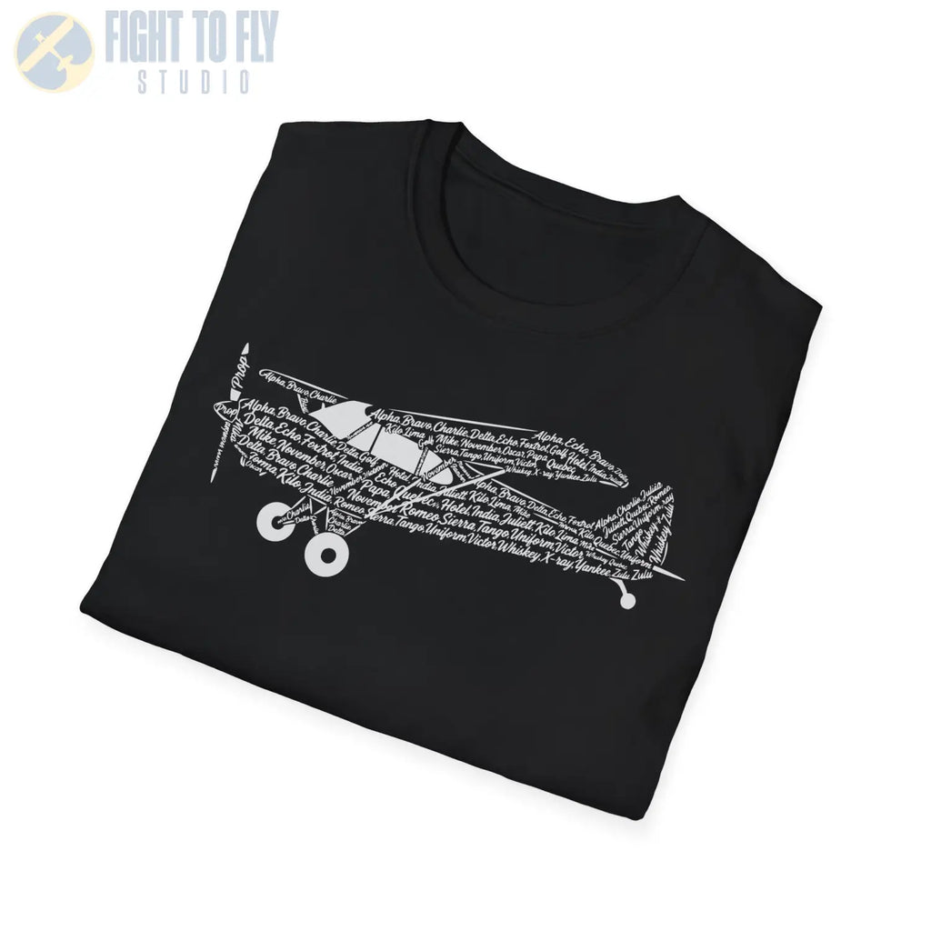 Piper Cub NATO Phonetic Alphabet Premium T-Shirt - Pilot gifts - WWII warbird t-shirt