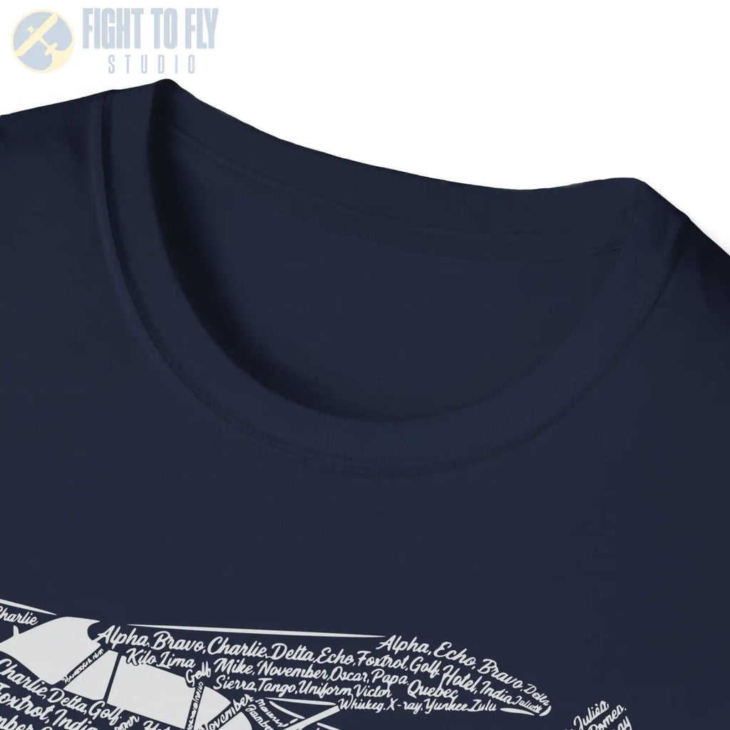 Piper Cub NATO Phonetic Alphabet Premium T-Shirt - Pilot gifts - WWII warbird t-shirt