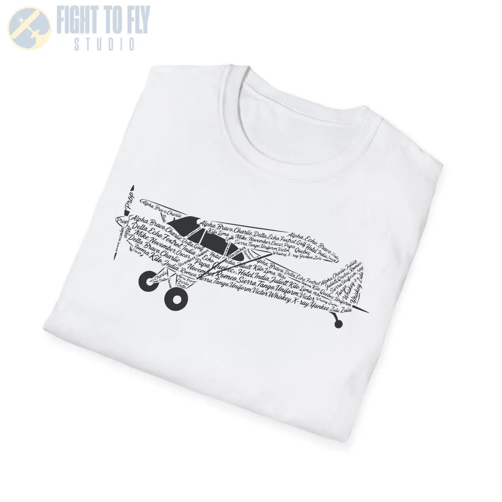 Piper Cub NATO Phonetic Alphabet Premium T-Shirt - Pilot gifts - WWII warbird t-shirt
