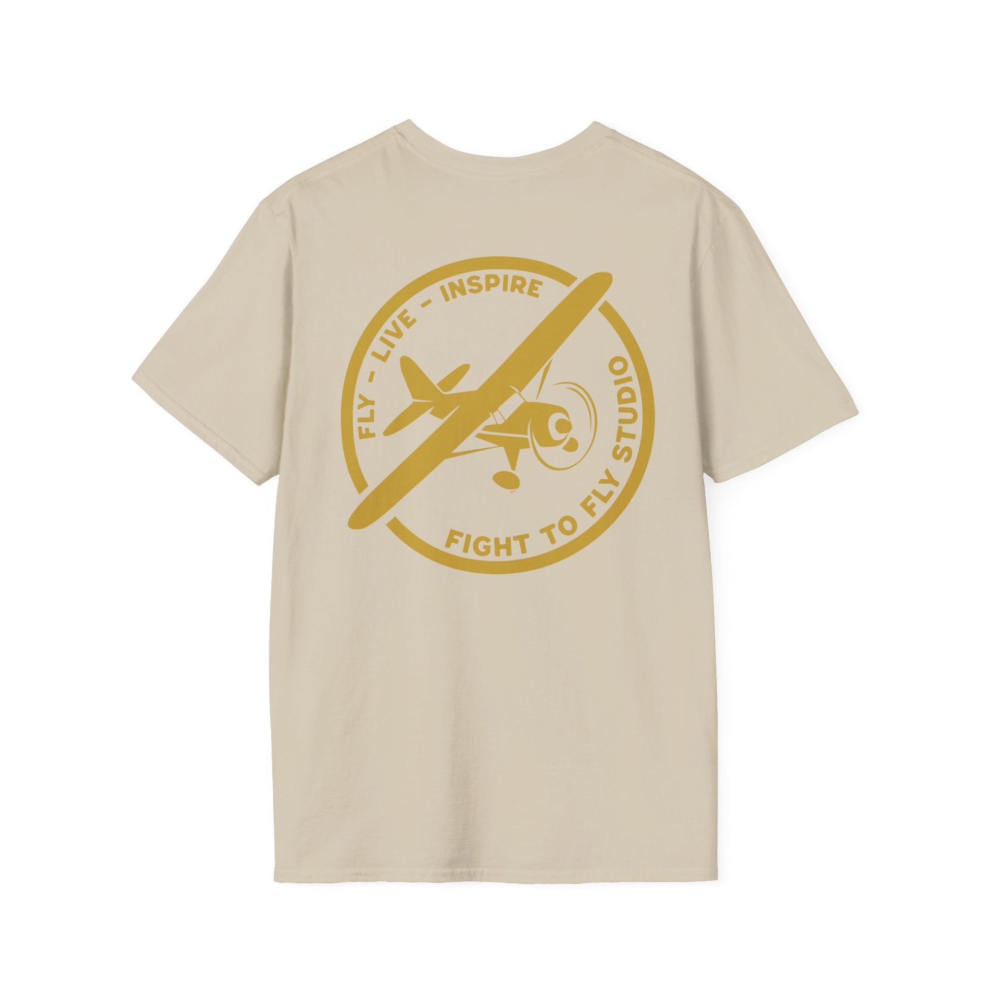 Piper Cub Premium T-Shirt – “Time to Spare? Go by Air” Vintage Bush Plane Tee - Pilot gifts - WWII warbird t-shirt