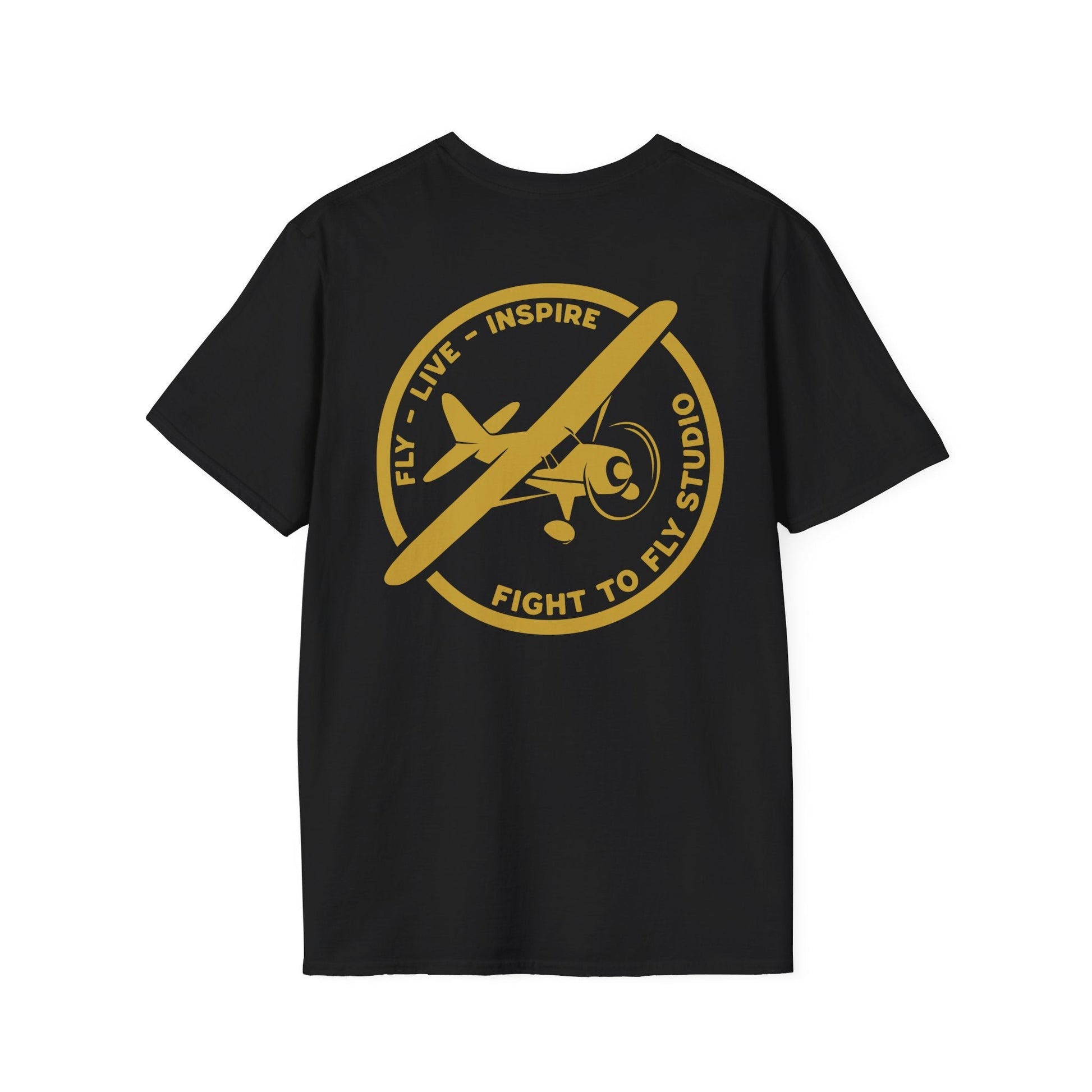 Piper Cub Premium T-Shirt – “Time to Spare? Go by Air” Vintage Bush Plane Tee - Pilot gifts - WWII warbird t-shirt