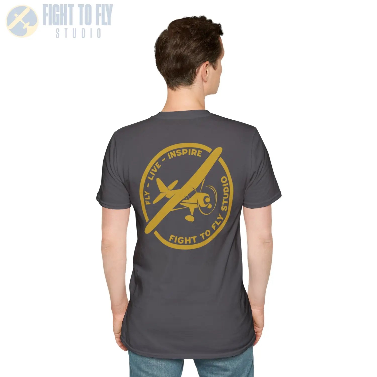 Time to Spare? Go by Air - Piper Cub - T-Shirt - Pilot gifts - WWII warbird t-shirt