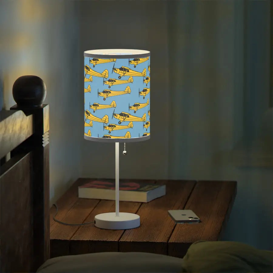 Piper Cub Silhouette Table Lamp - Modern Home Decor - Gifts for pilots - Aviation apparel
