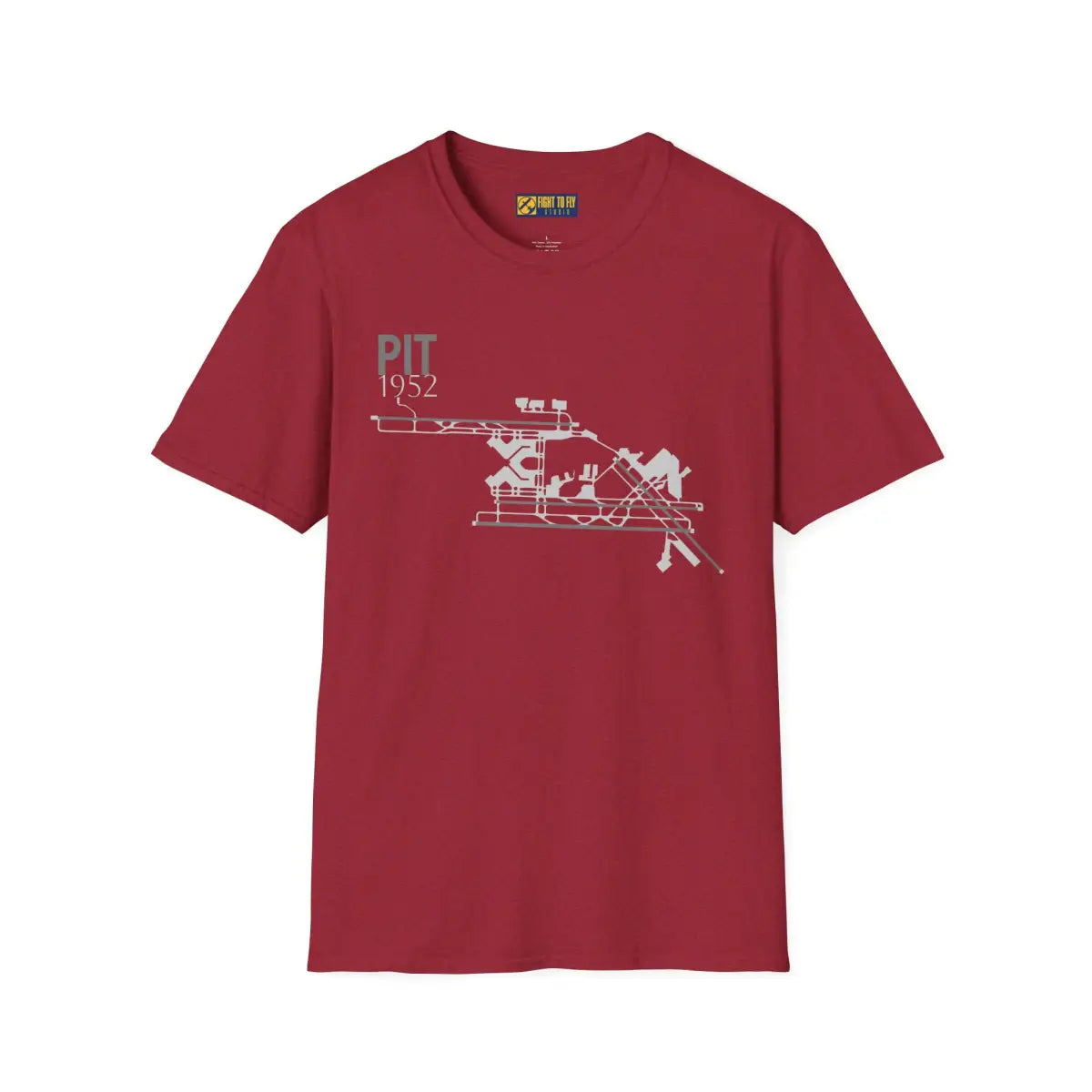 PIT Pittsburgh International - 1952 - Tee - T-Shirt - Gifts for pilots - Aviation apparel
