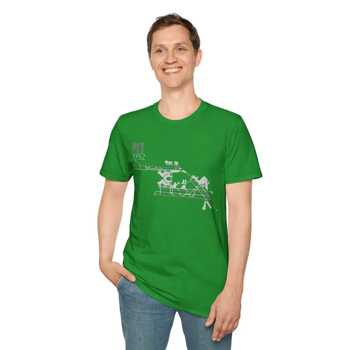 PIT Pittsburgh International - 1952 - Tee - T-Shirt - Gifts for pilots - Aviation apparel