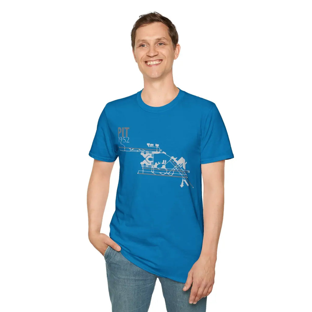 PIT Pittsburgh International - 1952 - Tee - T-Shirt - Gifts for pilots - Aviation apparel