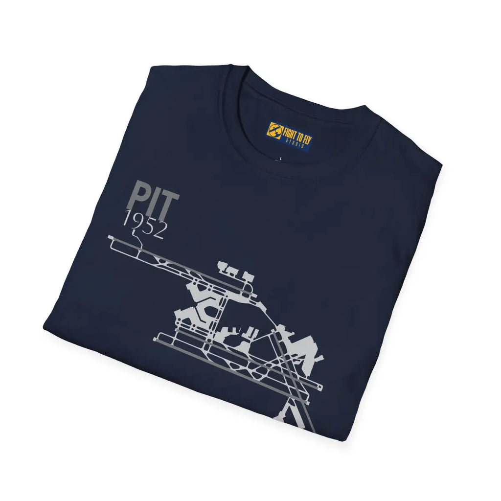 PIT Pittsburgh International - 1952 - Tee - T-Shirt - Gifts for pilots - Aviation apparel