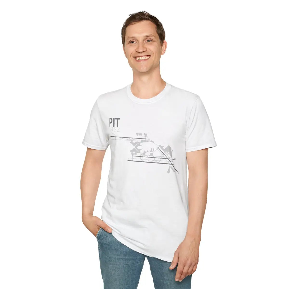PIT Pittsburgh International - 1952 - Tee - T-Shirt - Gifts for pilots - Aviation apparel