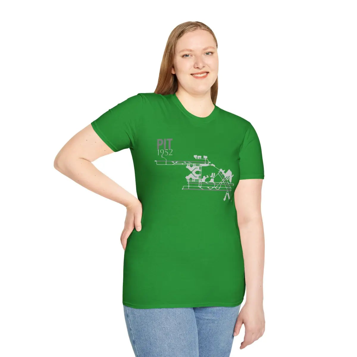 PIT Pittsburgh International - 1952 - Tee - T-Shirt - Gifts for pilots - Aviation apparel