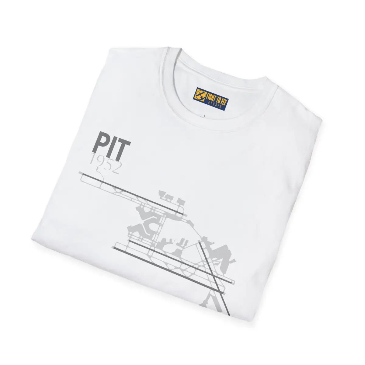 PIT Pittsburgh International - 1952 - Tee - T-Shirt - Gifts for pilots - Aviation apparel