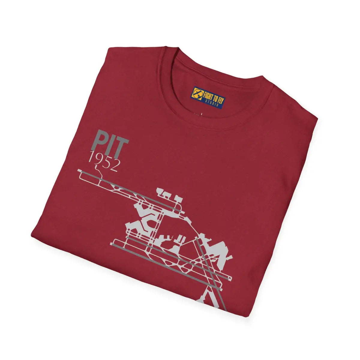 PIT Pittsburgh International - 1952 - Tee - T-Shirt - Gifts for pilots - Aviation apparel