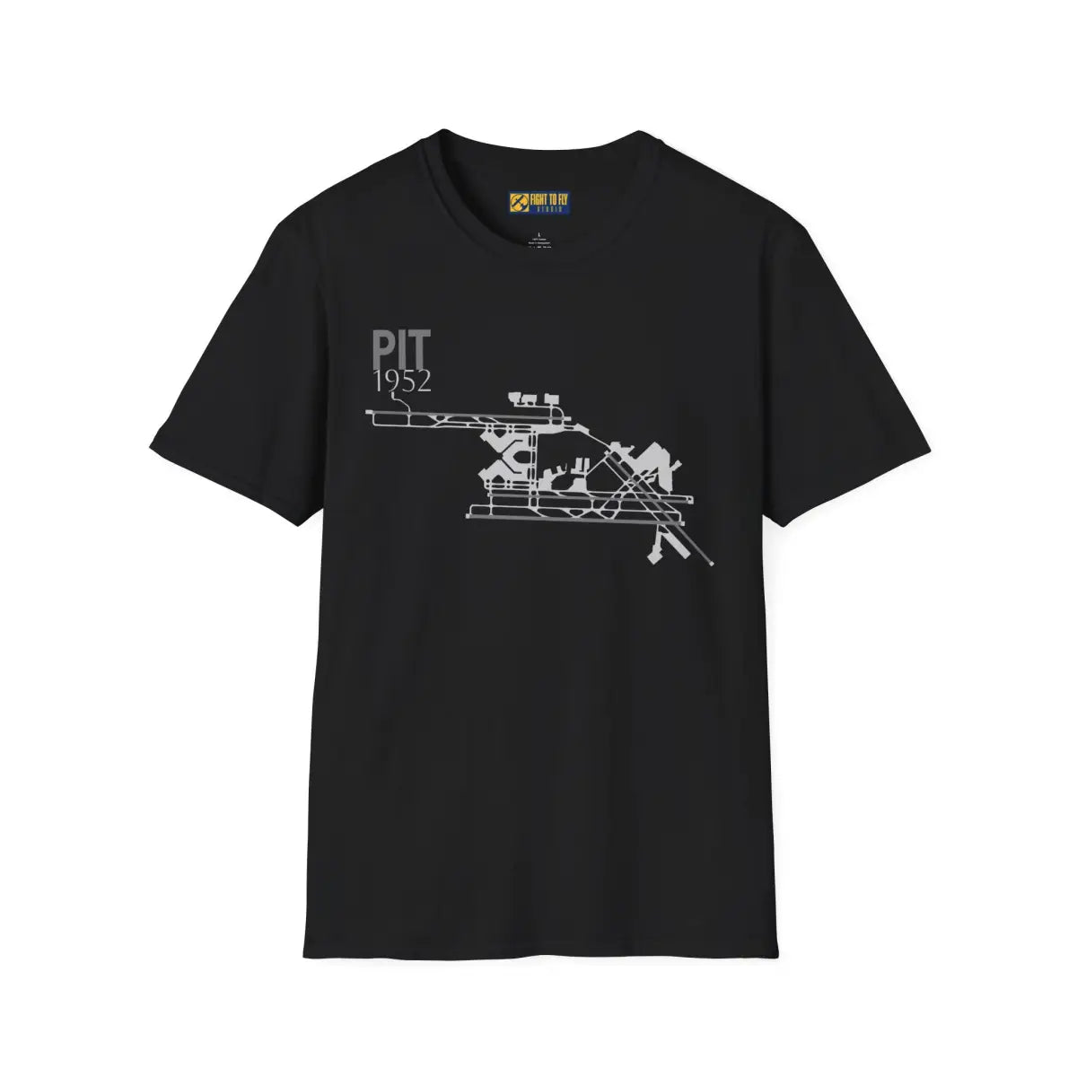 PIT Pittsburgh International - 1952 - Tee - T-Shirt - Gifts for pilots - Aviation apparel