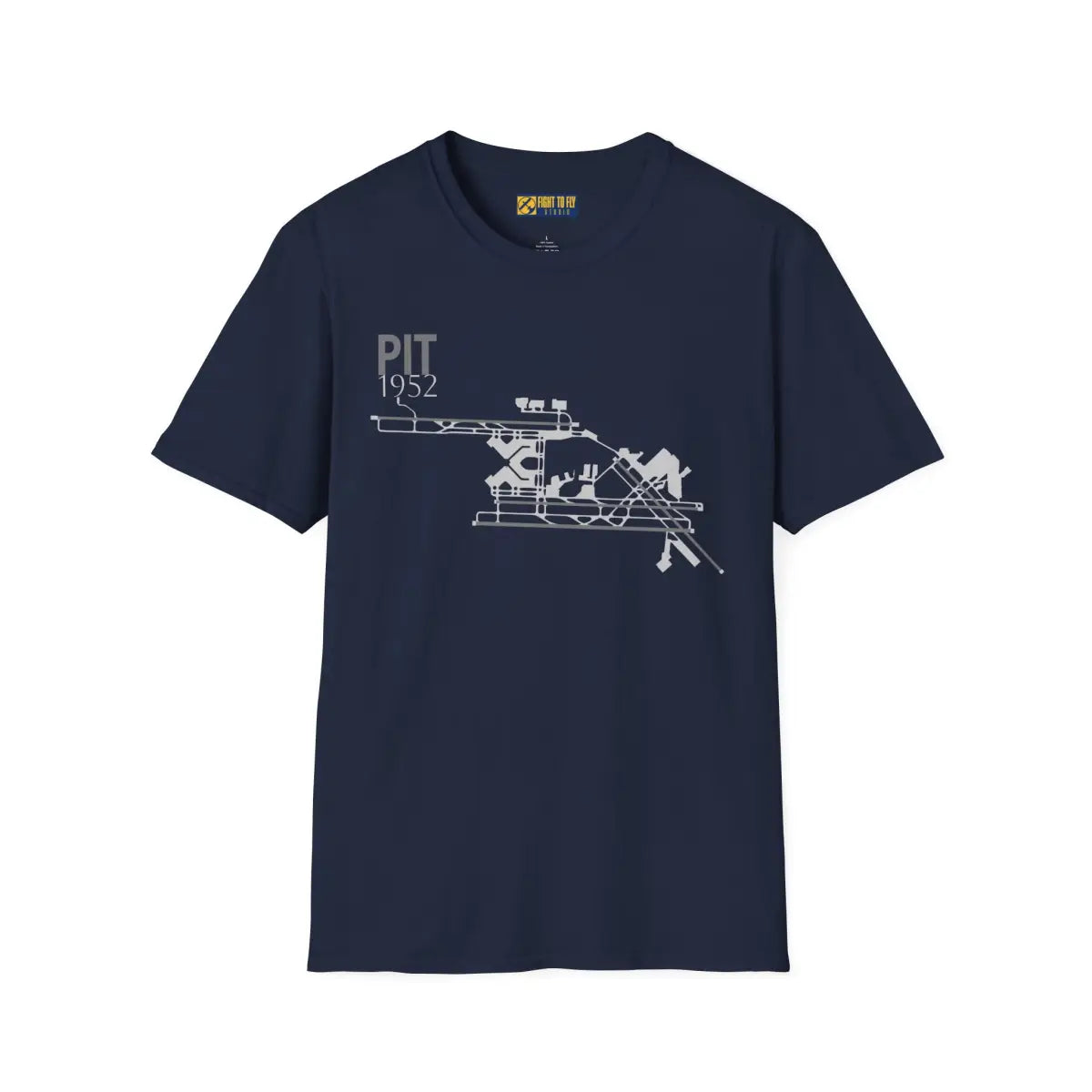 PIT Pittsburgh International - 1952 - Tee - T-Shirt - Gifts for pilots - Aviation apparel