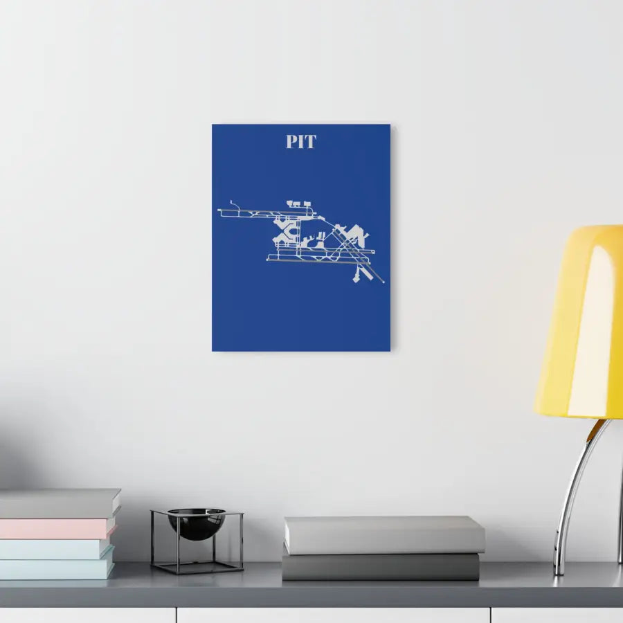 PIT - Pittsburgh International Acrylic Print - Home Decor - Pilot gifts - WWII warbird t-shirt