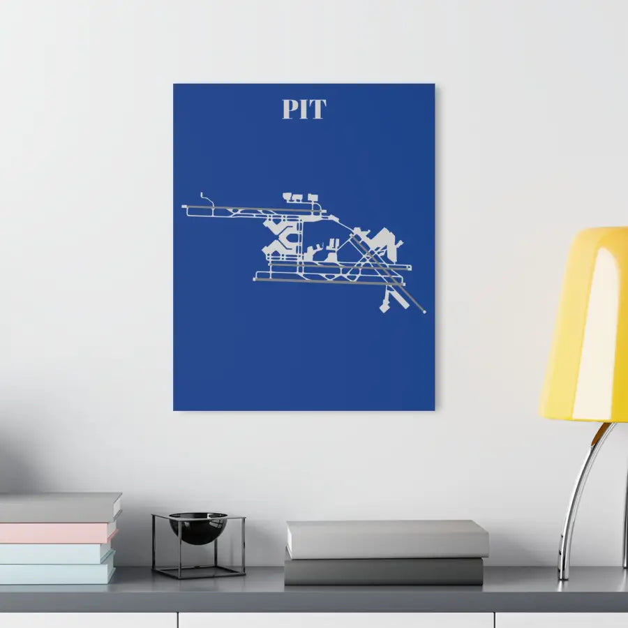 PIT - Pittsburgh International Acrylic Print - Home Decor - Pilot gifts - WWII warbird t-shirt