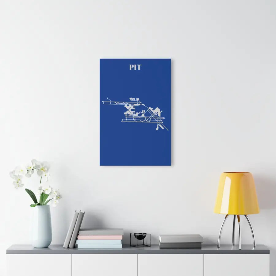 PIT - Pittsburgh International Acrylic Print - Home Decor - Pilot gifts - WWII warbird t-shirt
