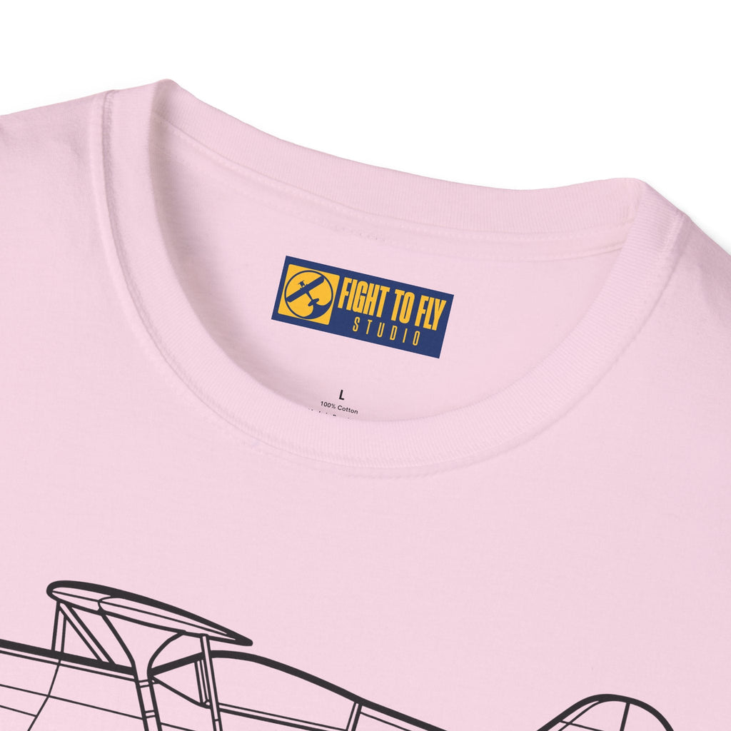 Pitts S-2B T-Shirt – Special Two-Seat Biplane Tee - Gifts for pilots - Aviation apparel