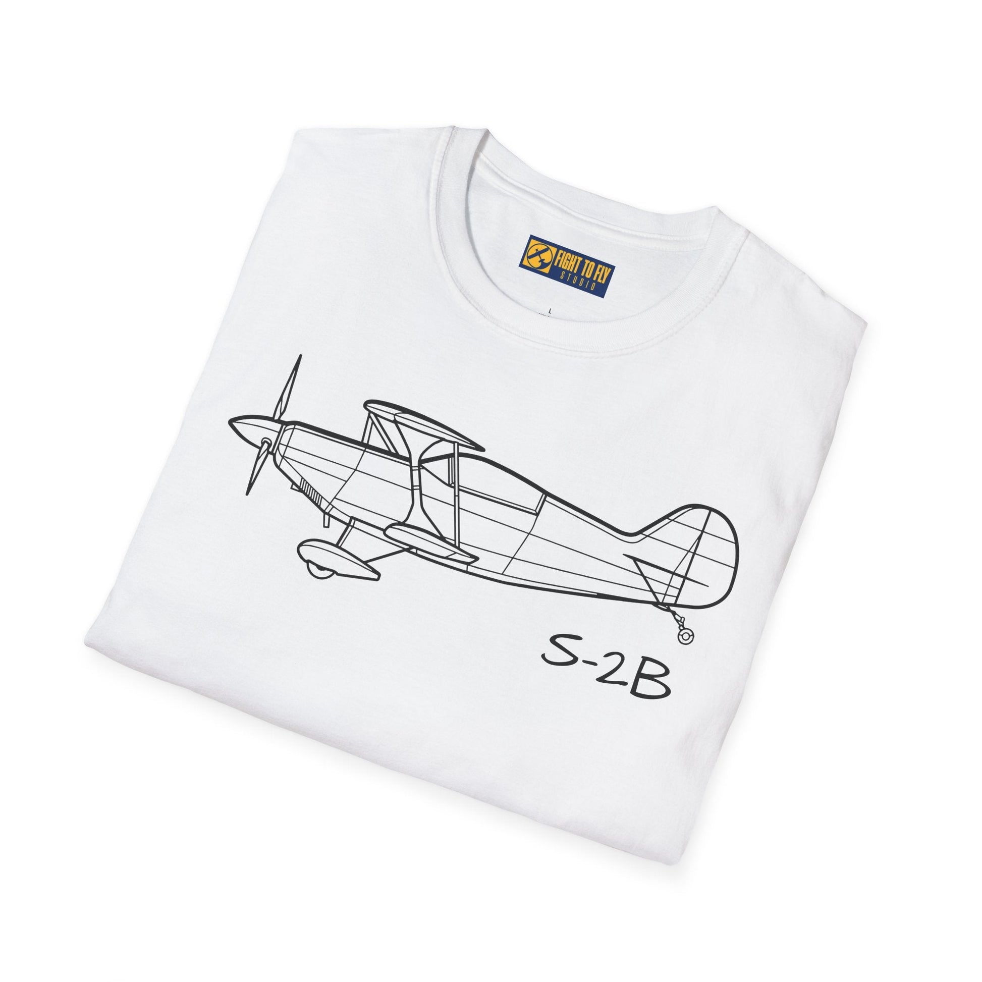 Pitts S-2B T-Shirt – Special Two-Seat Biplane Tee - Gifts for pilots - Aviation apparel