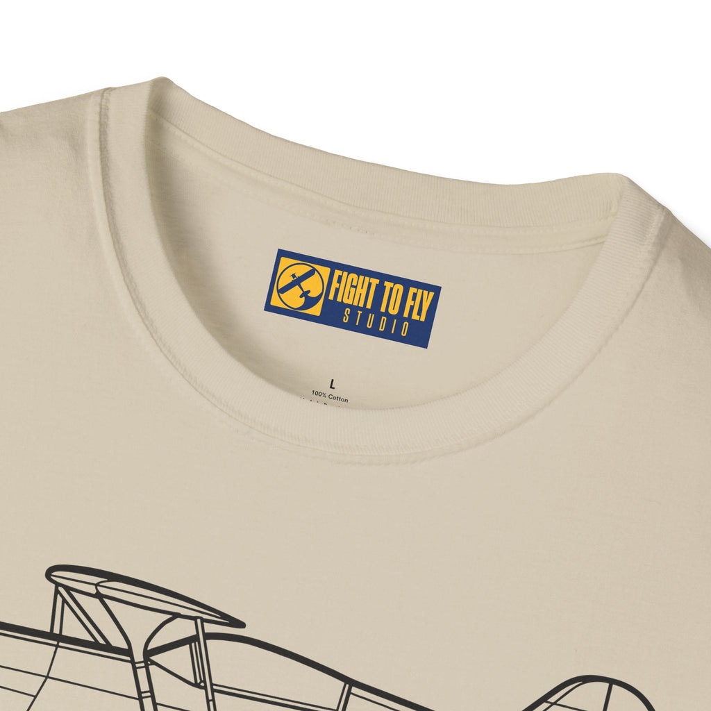 Pitts S-2B T-Shirt – Special Two-Seat Biplane Tee - Gifts for pilots - Aviation apparel