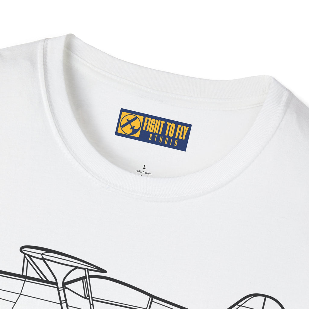 Pitts S-2B T-Shirt – Special Two-Seat Biplane Tee - Gifts for pilots - Aviation apparel