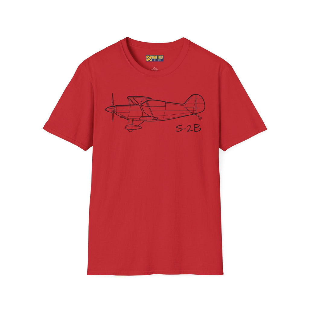 Pitts S-2B T-Shirt – Special Two-Seat Biplane Tee - Gifts for pilots - Aviation apparel