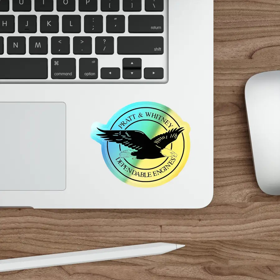 Pratt & Whitney Holographic Die-cut Stickers - Paper products - Gifts for pilots - Aviation apparel