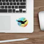 Pratt & Whitney Holographic Die-cut Stickers - Paper products - Pilot gifts - WWII warbird t-shirt