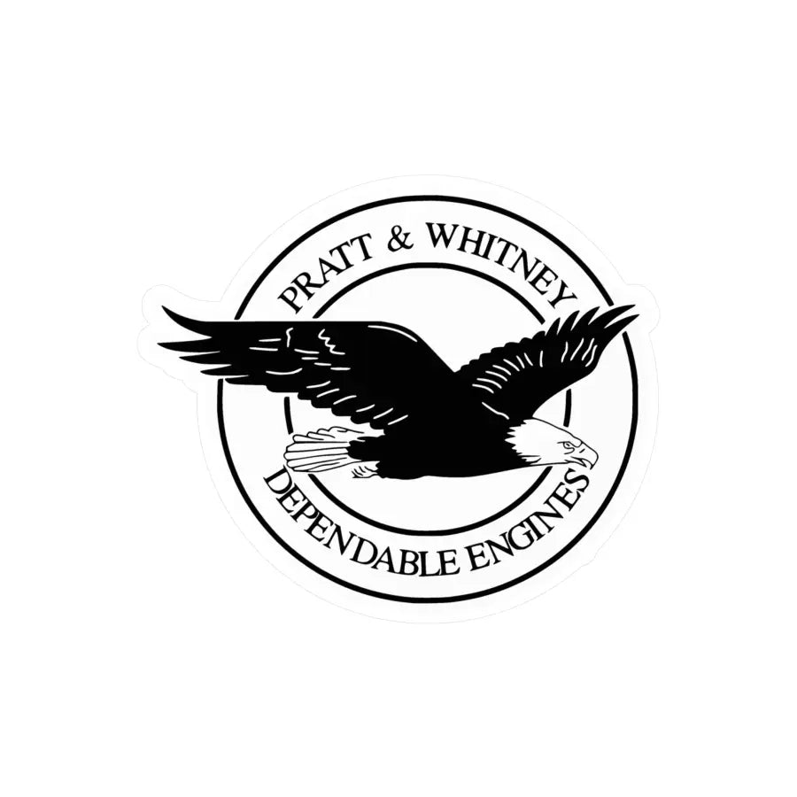 Pratt & Whitney Kiss-Cut Vinyl Decal - Paper products - Gifts for pilots - Aviation apparel