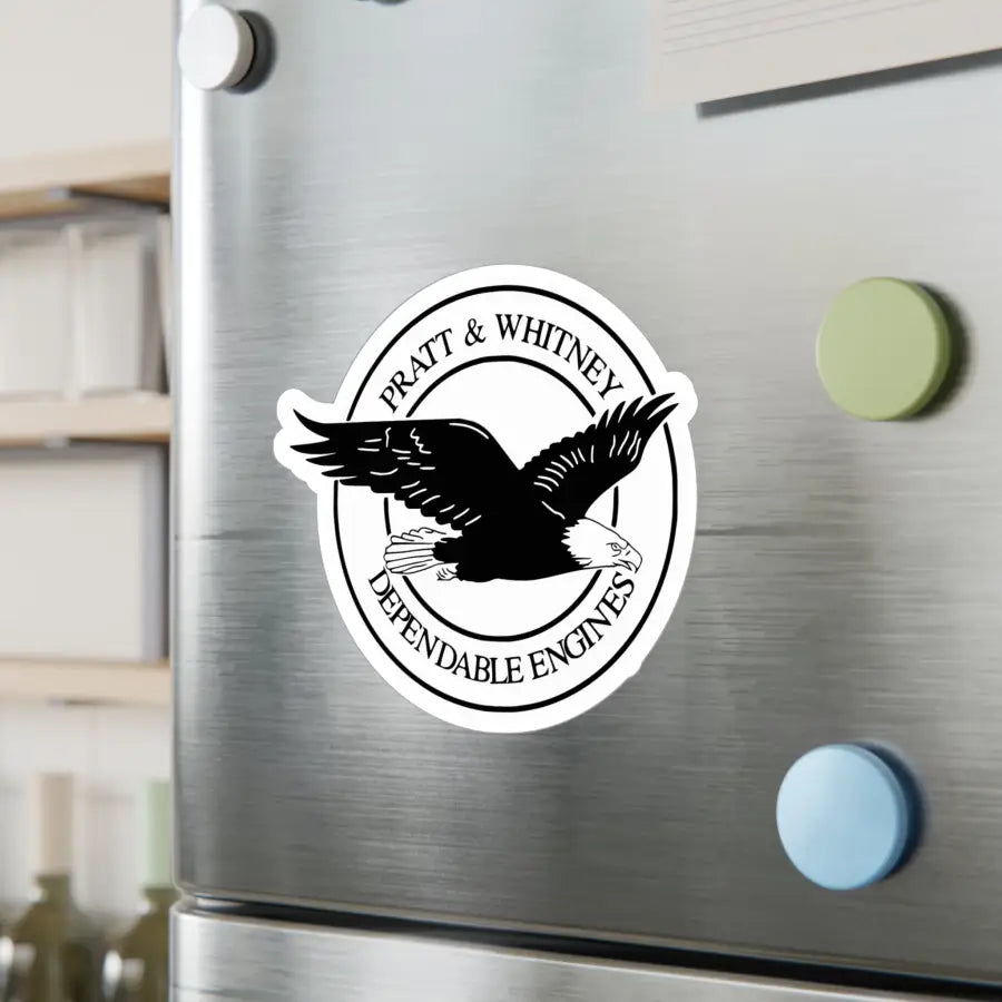 Pratt & Whitney Kiss-Cut Vinyl Decal - Paper products - Pilot gifts - WWII warbird t-shirt