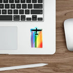 Pride Takes Flight Holographic Die-Cut Stickers - Paper products - Pilot gifts - WWII warbird t-shirt