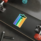 Pride Takes Flight Holographic Die-Cut Stickers - Paper products - Pilot gifts - WWII warbird t-shirt