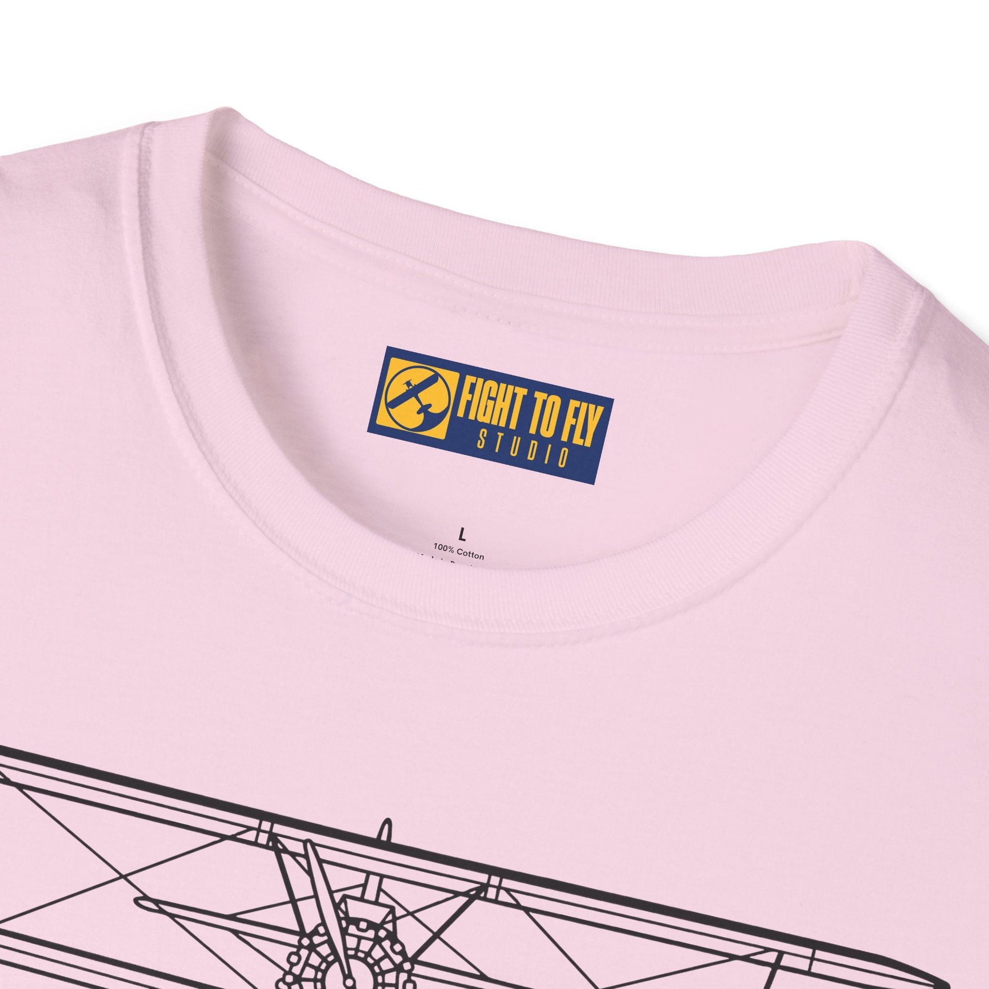 PT-17 Front View T-Shirt – Stearman Nose-On Aviation Tee - Pilot gifts - WWII warbird t-shirt