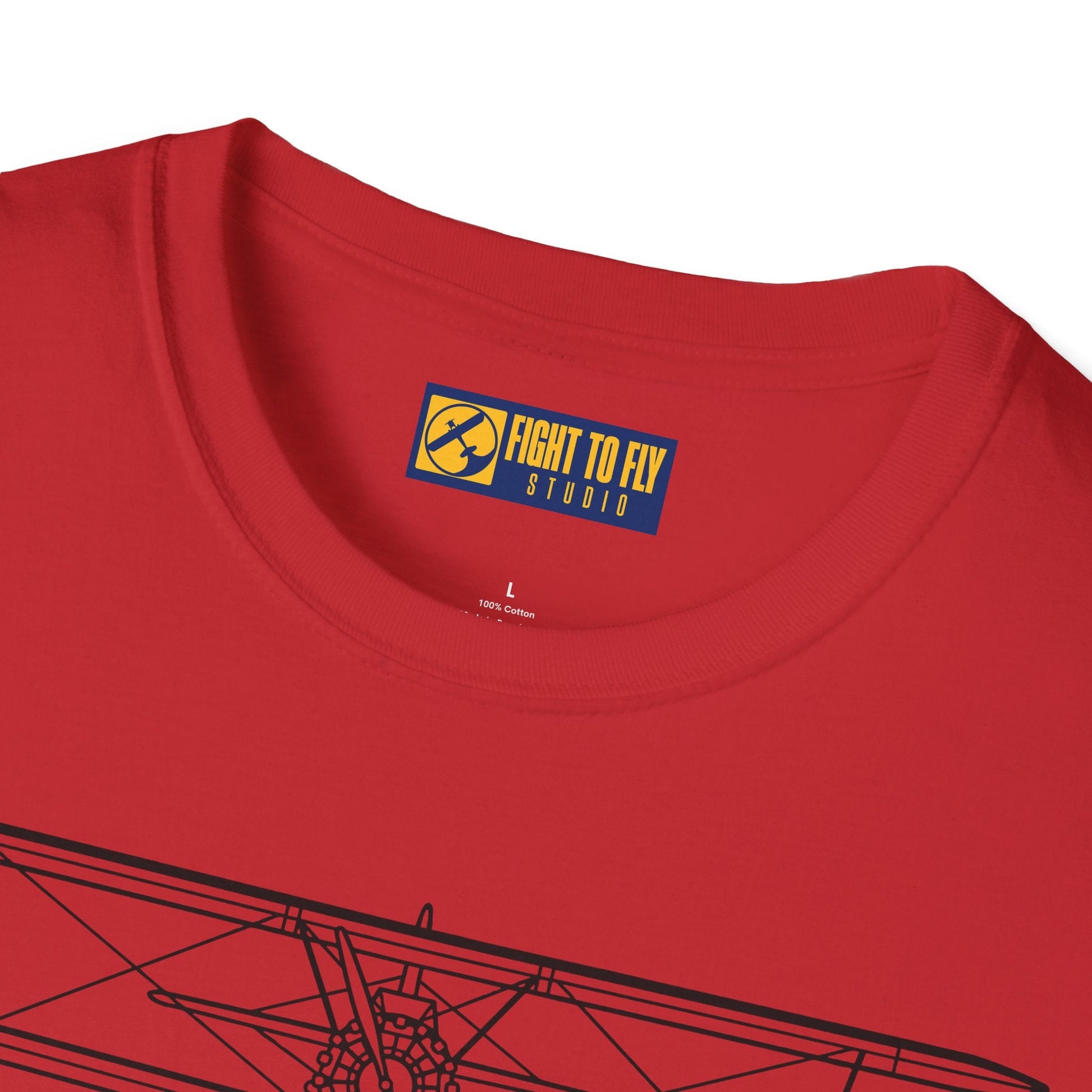 PT-17 Front View T-Shirt – Stearman Nose-On Aviation Tee - Pilot gifts - WWII warbird t-shirt