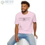 Stearman PT-17 Kaydet Front View T-Shirt - Pilot gifts - WWII warbird t-shirt