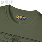 Stearman PT-17 Kaydet Front View T-Shirt - Pilot gifts - WWII warbird t-shirt