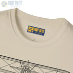 Stearman PT-17 Kaydet Front View T-Shirt - Pilot gifts - WWII warbird t-shirt