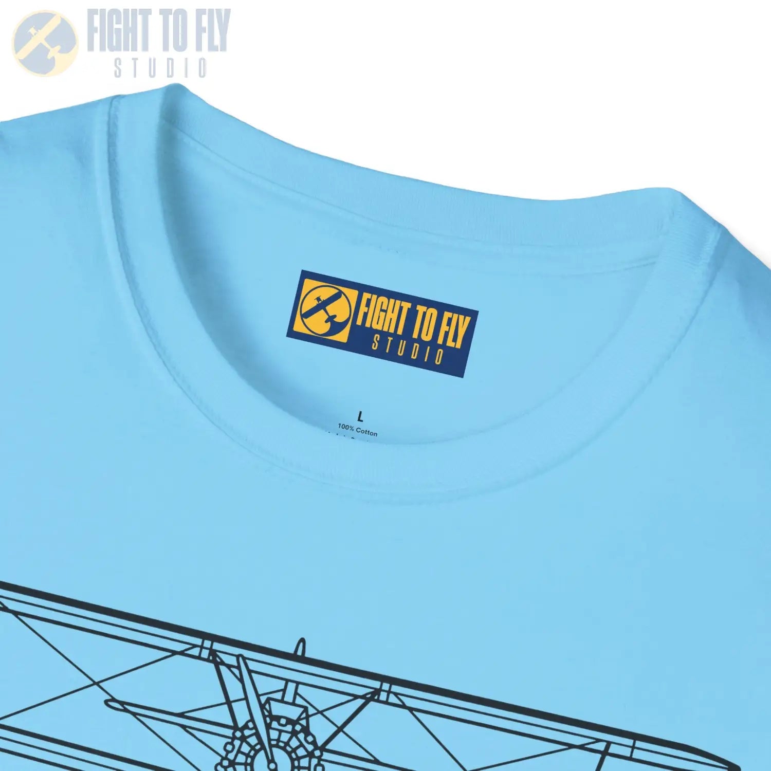 Stearman PT-17 Kaydet Front View T-Shirt - Pilot gifts - WWII warbird t-shirt