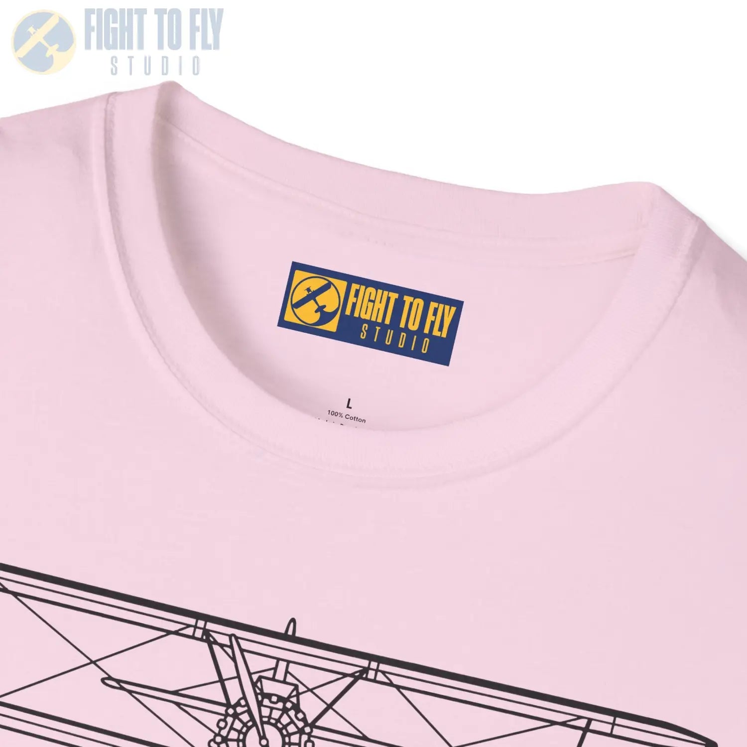 Stearman PT-17 Kaydet Front View T-Shirt - Pilot gifts - WWII warbird t-shirt