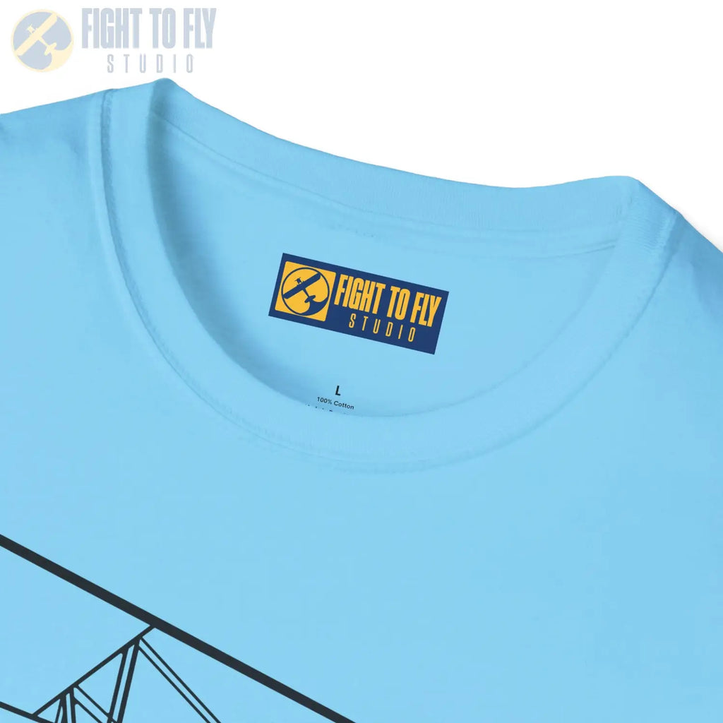 Stearman PT-17 Kaydet Parked View T-Shirt - Pilot gifts - WWII warbird t-shirt