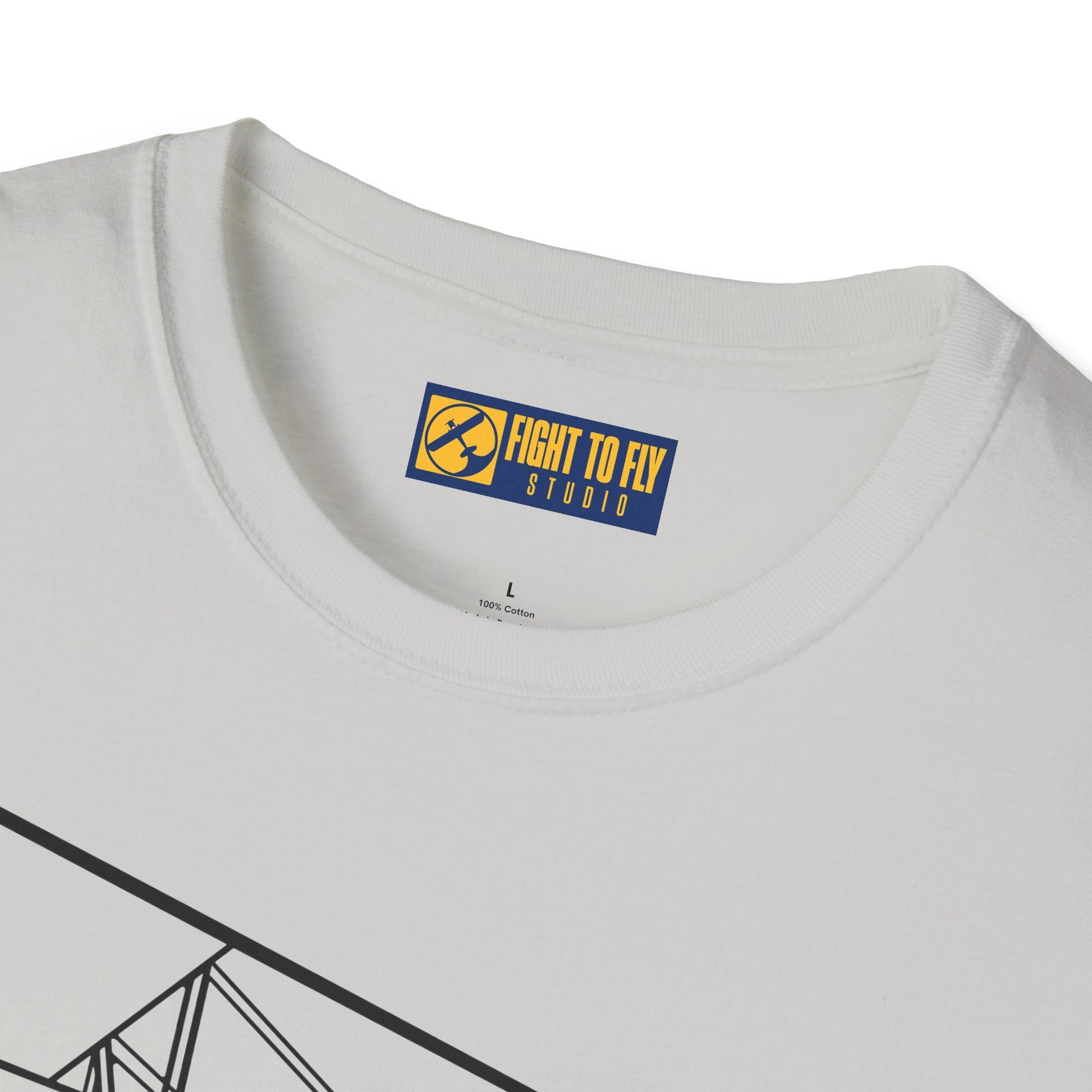 PT-17 Parked View T-Shirt – Stearman Ground Display Aviation Tee - Pilot gifts - WWII warbird t-shirt