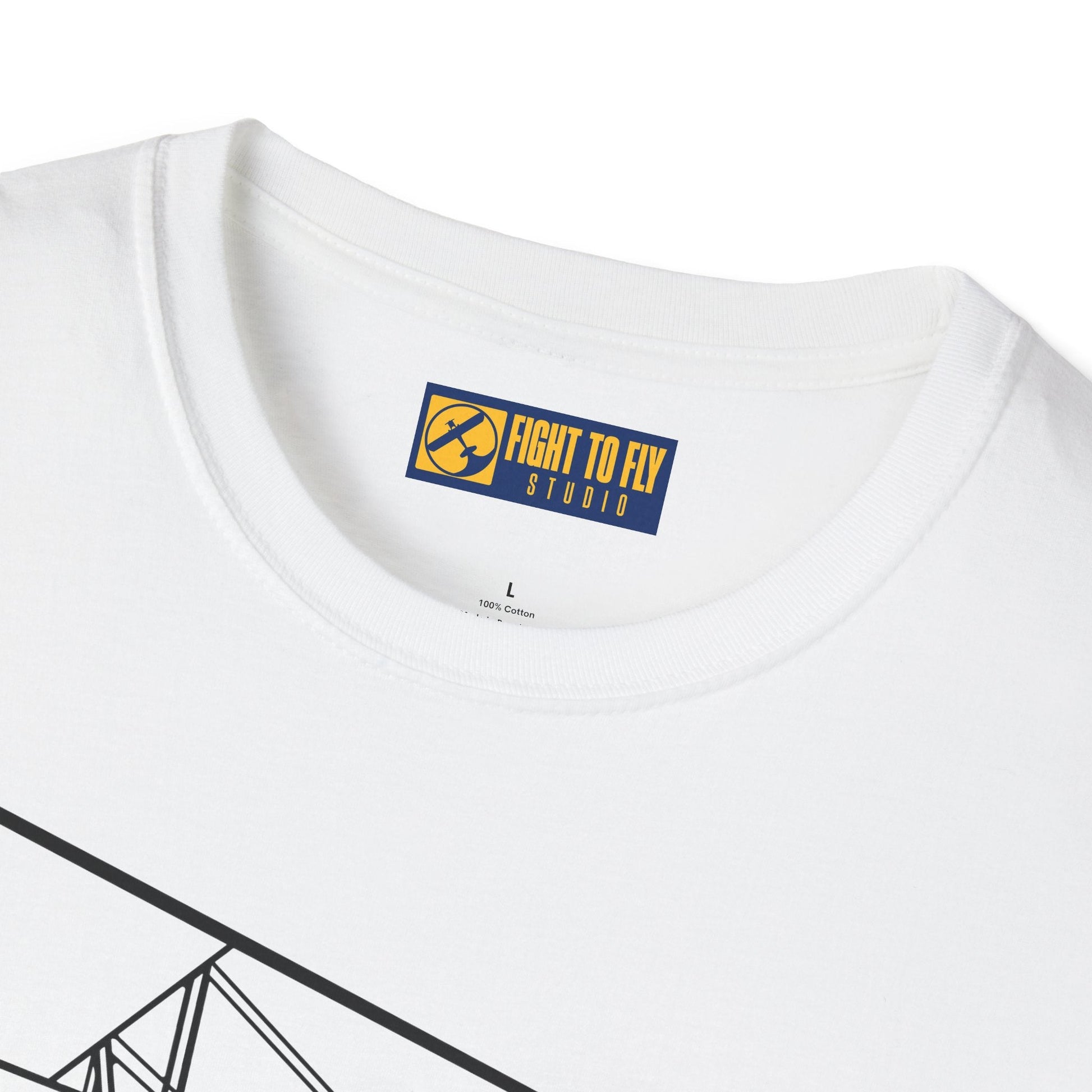 PT-17 Parked View T-Shirt – Stearman Ground Display Aviation Tee - Pilot gifts - WWII warbird t-shirt