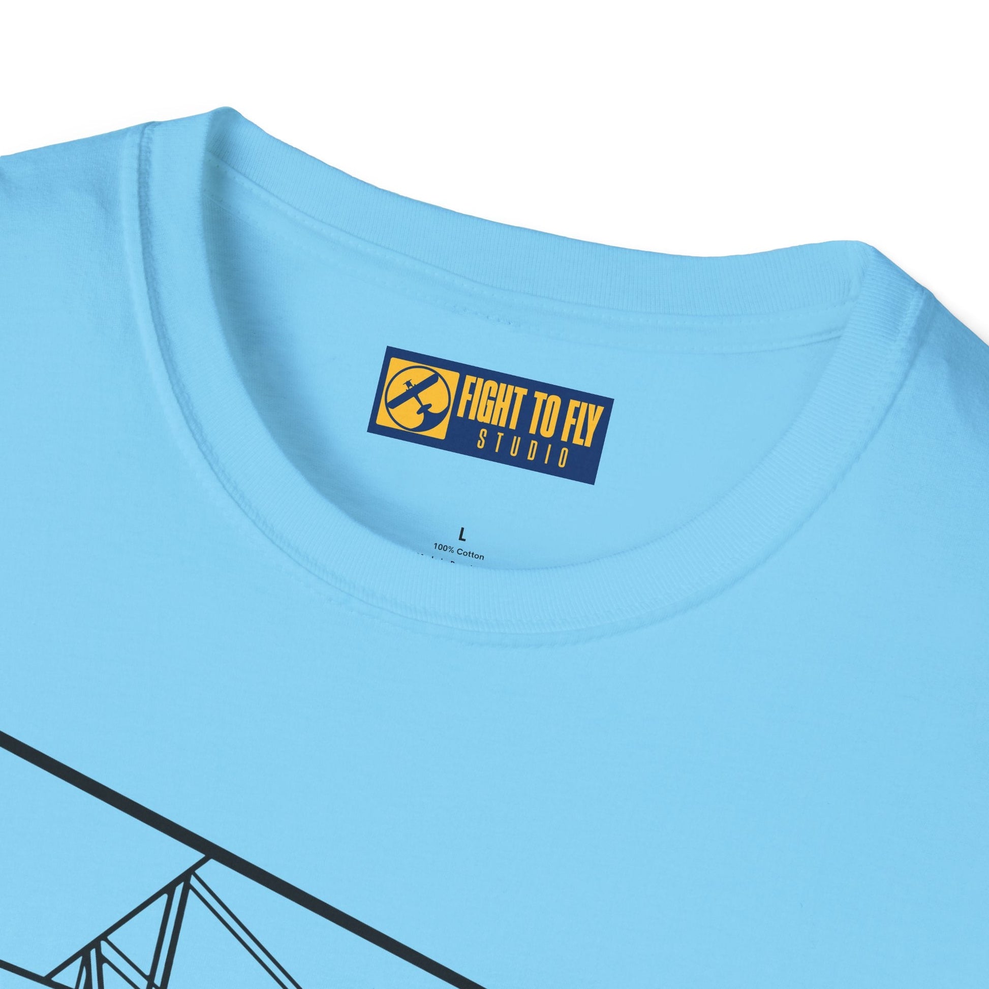 PT-17 Parked View T-Shirt – Stearman Ground Display Aviation Tee - Pilot gifts - WWII warbird t-shirt