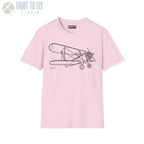 Stearman PT-17 Kaydet Parked View T-Shirt - Pilot gifts - WWII warbird t-shirt