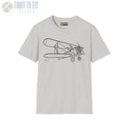 Stearman PT-17 Kaydet Parked View T-Shirt - Pilot gifts - WWII warbird t-shirt