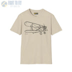 Stearman PT-17 Kaydet Parked View T-Shirt - Pilot gifts - WWII warbird t-shirt